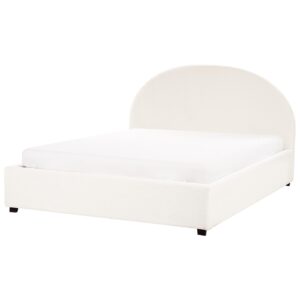 wohnli-moebel-suche-800001353291-1 BETT mit Stauraum 160/200 cm Cremeweiß Vaucluse Textil Beliani Möbel > Betten Weiß