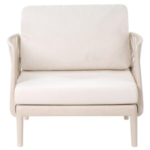wohnli-moebel-suche-800001353336-1 GARTENSESSEL Hellbeige Saturnia Kunststoff Beliani Möbel > Sessel > Polstersessel Beige