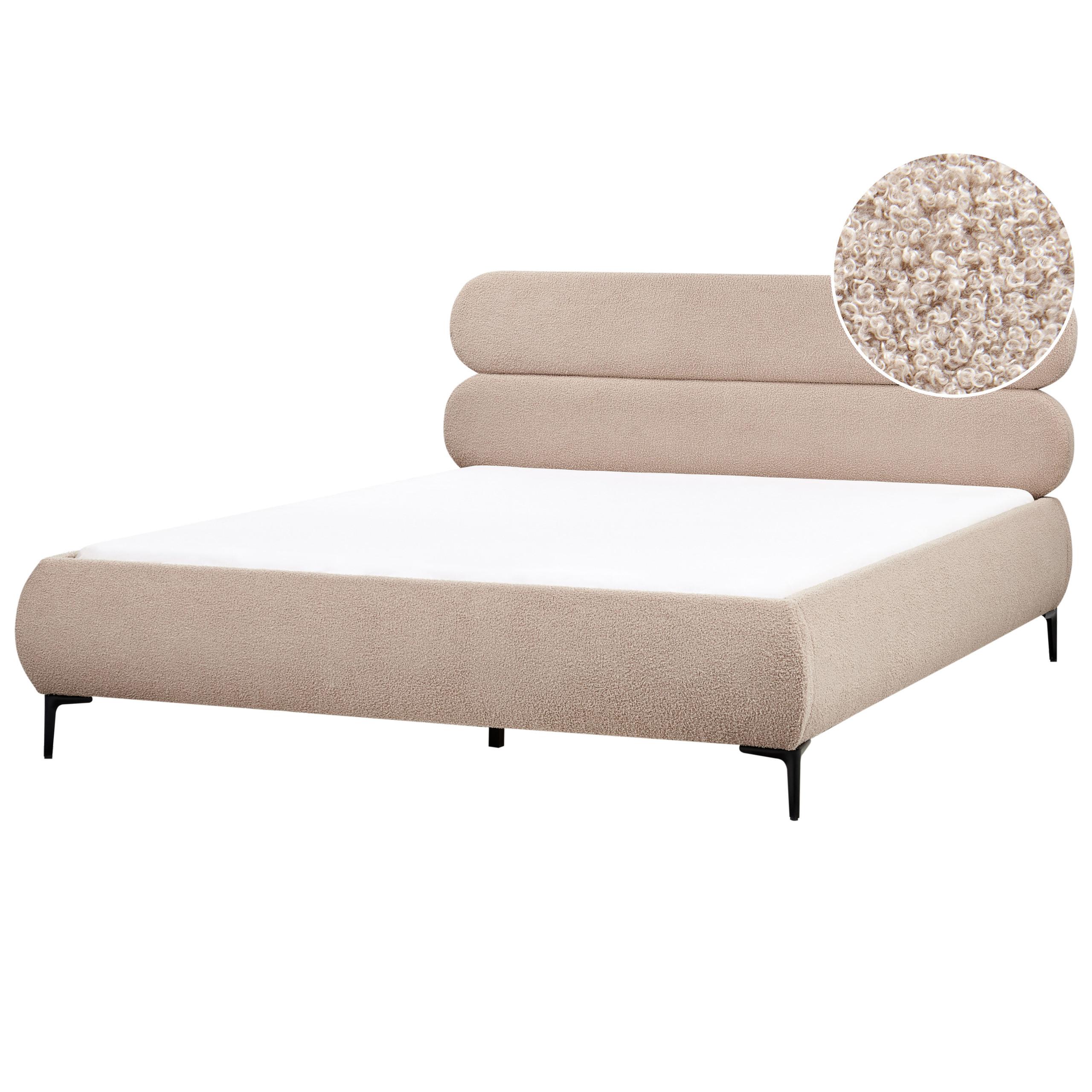 wohnli-moebel-suche-800001353337 Wohnli Möbelsuche - BETT mit Lattenrost 180/200 cm Taupe Lessay