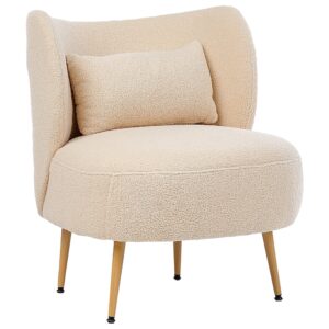 SESSEL Beige Otsby II Textil Beliani Möbel > Sessel > Polstersessel Beige