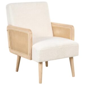 wohnli-moebel-suche-800001353352-1 SESSEL Cremeweiß Hojby Textil Beliani Möbel > Sessel > Polstersessel Weiß