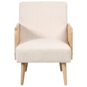 SESSEL Hellbeige Hojby Textil Beliani Möbel > Sessel > Polstersessel Beige