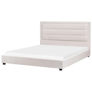 wohnli-moebel-suche-800001353362 Wohnli Möbelsuche - BETT mit Lattenrost 180/200 cm Hellbeige Rouen