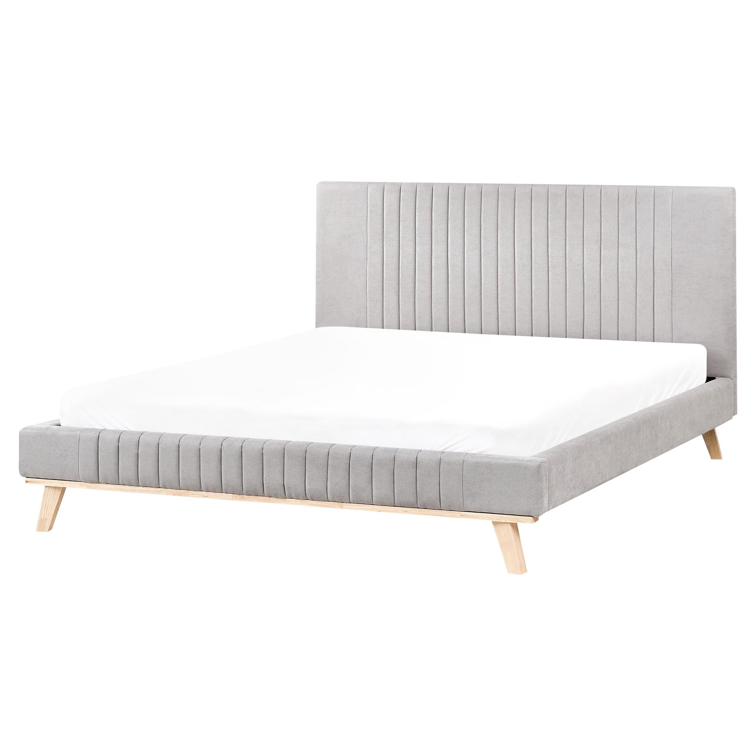 wohnli-moebel-suche-800001353370 Wohnli Möbelsuche - BETT mit Lattenrost 160/200 cm Hellgrau Talence