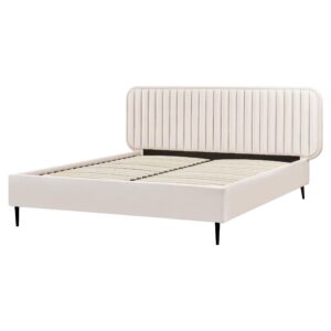 wohnli-moebel-suche-800001353433-1 BETT mit Lattenrost 160/200 cm Beige Brin Textil Beliani Möbel > Betten Beige