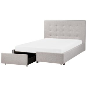 Wohnli Möbelsuche - BETT 140/200 cm Hellgrau La Rochelle