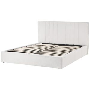 wohnli-moebel-suche-800001353467-1 BETT mit Stauraum 160/200 cm Hellbeige Tarascon Textil Beliani Möbel > Betten Beige