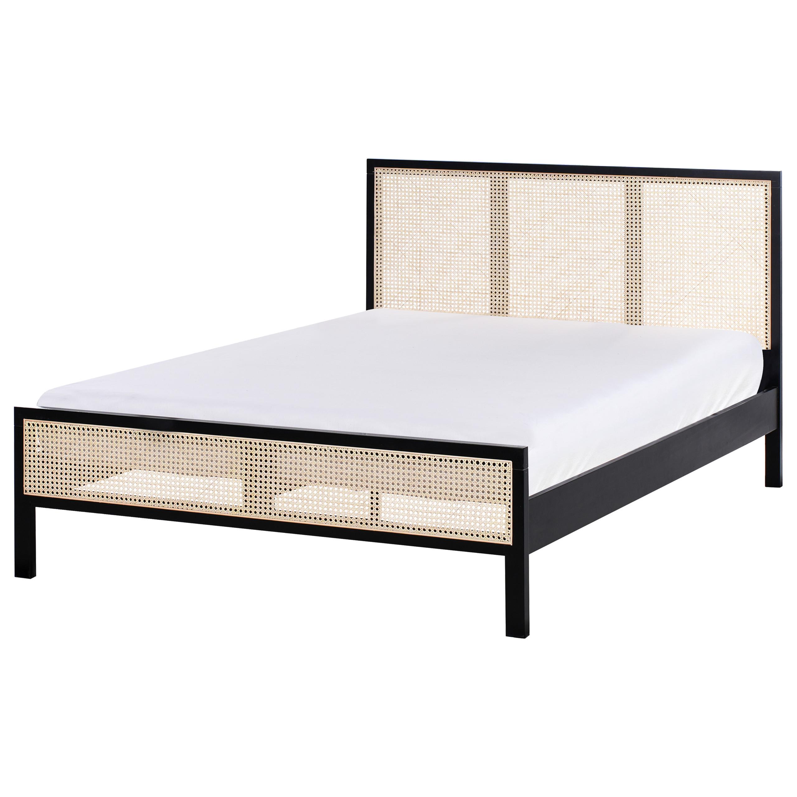 Wohnli Möbelsuche - BETT mit Lattenrost 140/200 cm Hellbraun Salernas