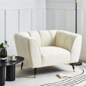 wohnli-moebel-suche-800001353529-1 SESSEL Hellbeige Orsta Textil Beliani Möbel > Sessel > Polstersessel Beige