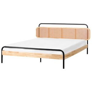 wohnli-moebel-suche-800001353558 Wohnli Möbelsuche - BETT mit Lattenrost 180/200 cm Hellbraun Boussicourt