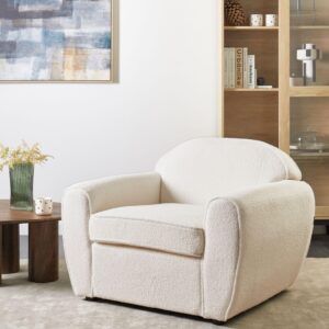 wohnli-moebel-suche-800001353607-1 SESSEL Hellbeige Ellede Textil Beliani Möbel > Sessel > Polstersessel Beige