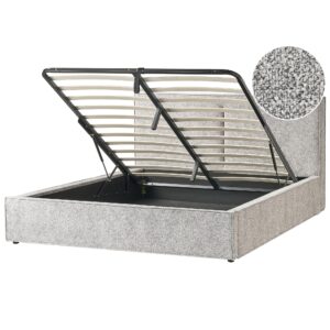 Wohnli Möbelsuche - BETT mit Stauraum 180/200 cm Schwarz Moissac