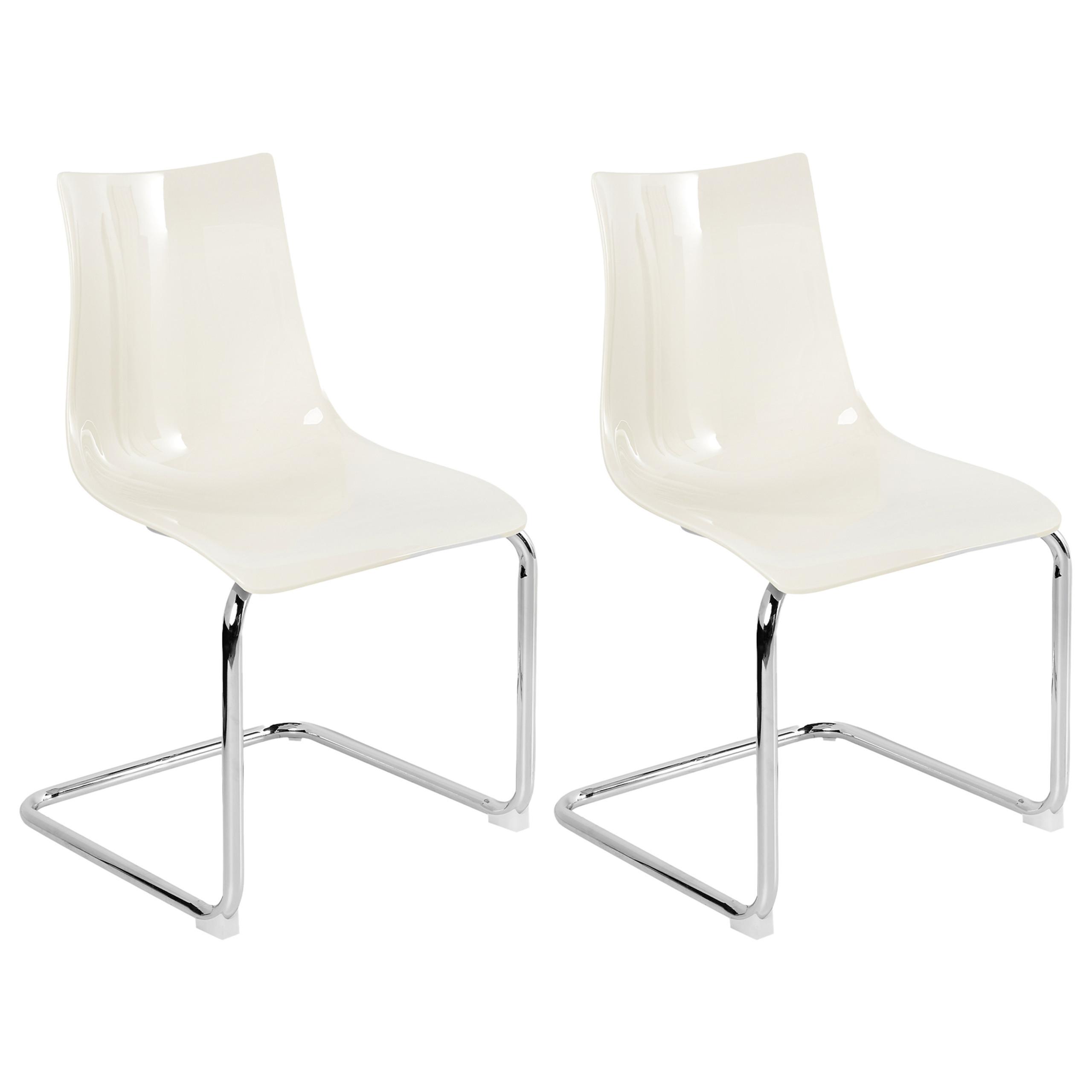 wohnli-moebel-suche-800001353714 Wohnli Möbelsuche - ESSZIMMERSTUHL 2er-Set Cremeweiß Marshall