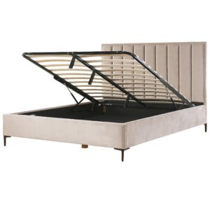 wohnli-moebel-suche-800001353784 Wohnli Möbelsuche - BETT mit Stauraum 180/200 cm Taupe Sezanne