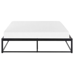BETT mit Lattenrost 140/200 cm Schwarz Viry Metall Beliani Möbel > Betten Schwarz