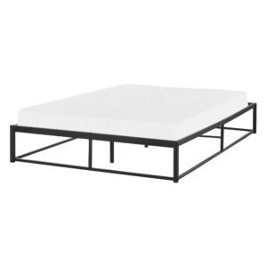 Wohnli Möbelsuche - BETT mit Lattenrost 140/200 cm Schwarz Viry