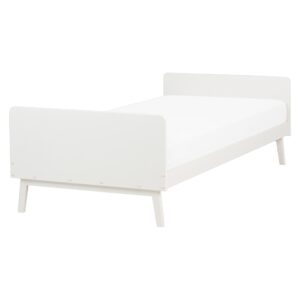 Wohnli Möbelsuche - BETT mit Lattenrost 90/200 cm Weiß Bonnac