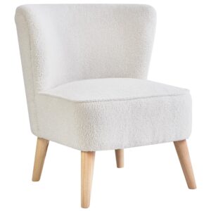 wohnli-moebel-suche-800001353841-1 SESSEL Cremeweiß Alven Textil Beliani Möbel > Sessel > Polstersessel Weiß