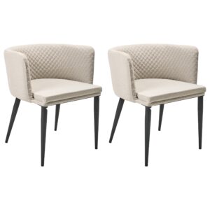 Wohnli Möbelsuche - GARTENSTUHL 2er-Set Beige Limasson