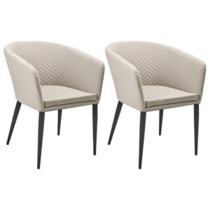 Wohnli Möbelsuche - GARTENSTUHL 2er-Set Beige Curgos