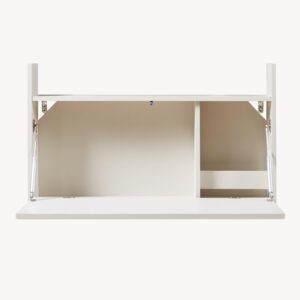 WANDSCHREIBTISCH Rautalampi Holzwerkstoff [en.casa] Möbel > Tische > Esstische Beige