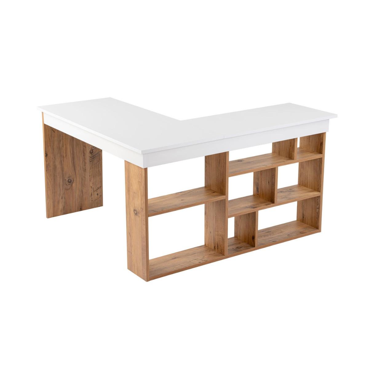 wohnli-moebel-suche-800001354221 Wohnli Möbelsuche - ECKSCHREIBTISCH mit stauraum - organis 130/50/72 cm