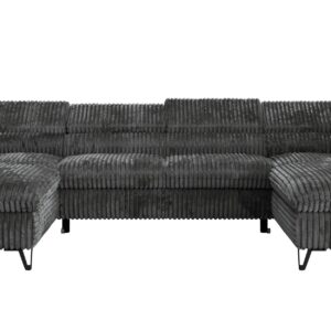 wohnli-moebel-suche-800001354339 Wohnli Möbelsuche - WOHNLANDSCHAFT PABLO U Cord Grau mit Topper T25