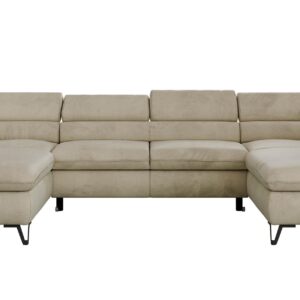 Wohnli Möbelsuche - WOHNLANDSCHAFT PABLO U Velvet Beige