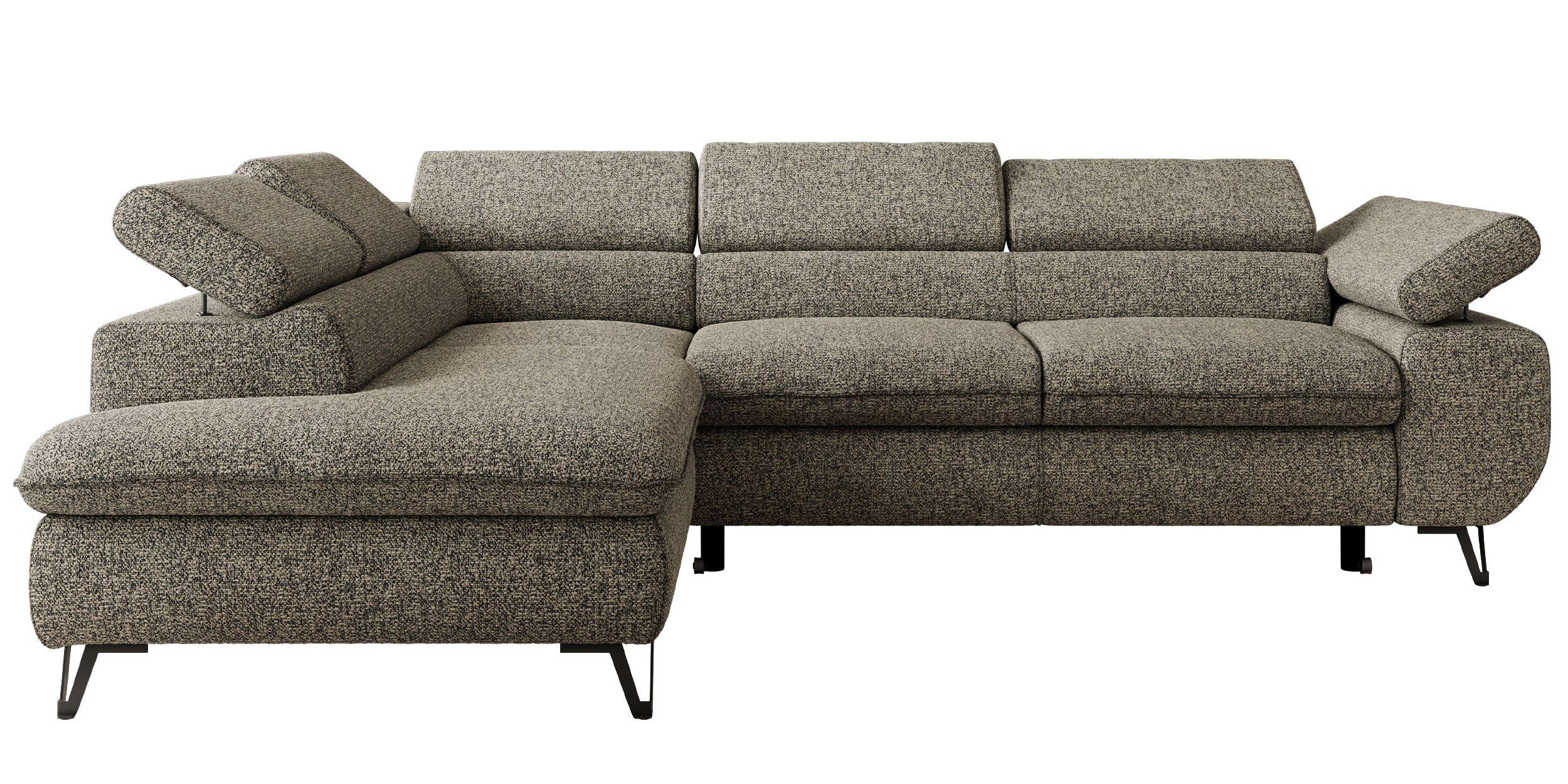 wohnli-moebel-suche-800001354550 Wohnli Möbelsuche - ECKSOFA PABLO L Grau Struktur - Links Seite