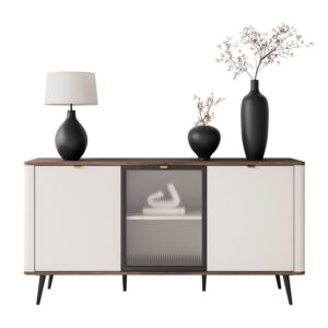 Wohnli Möbelsuche - KOMMODE auf Füßen AUTUMN 2D1W mit Glasfront