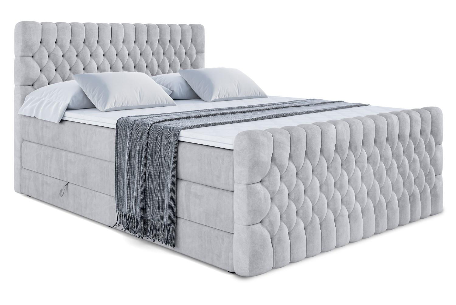 wohnli-moebel-suche-800001356874 Wohnli Möbelsuche - BOXSPRINGBETT SERENE-Z KING - 140 x 200 - H3/H4 - Hellgrau