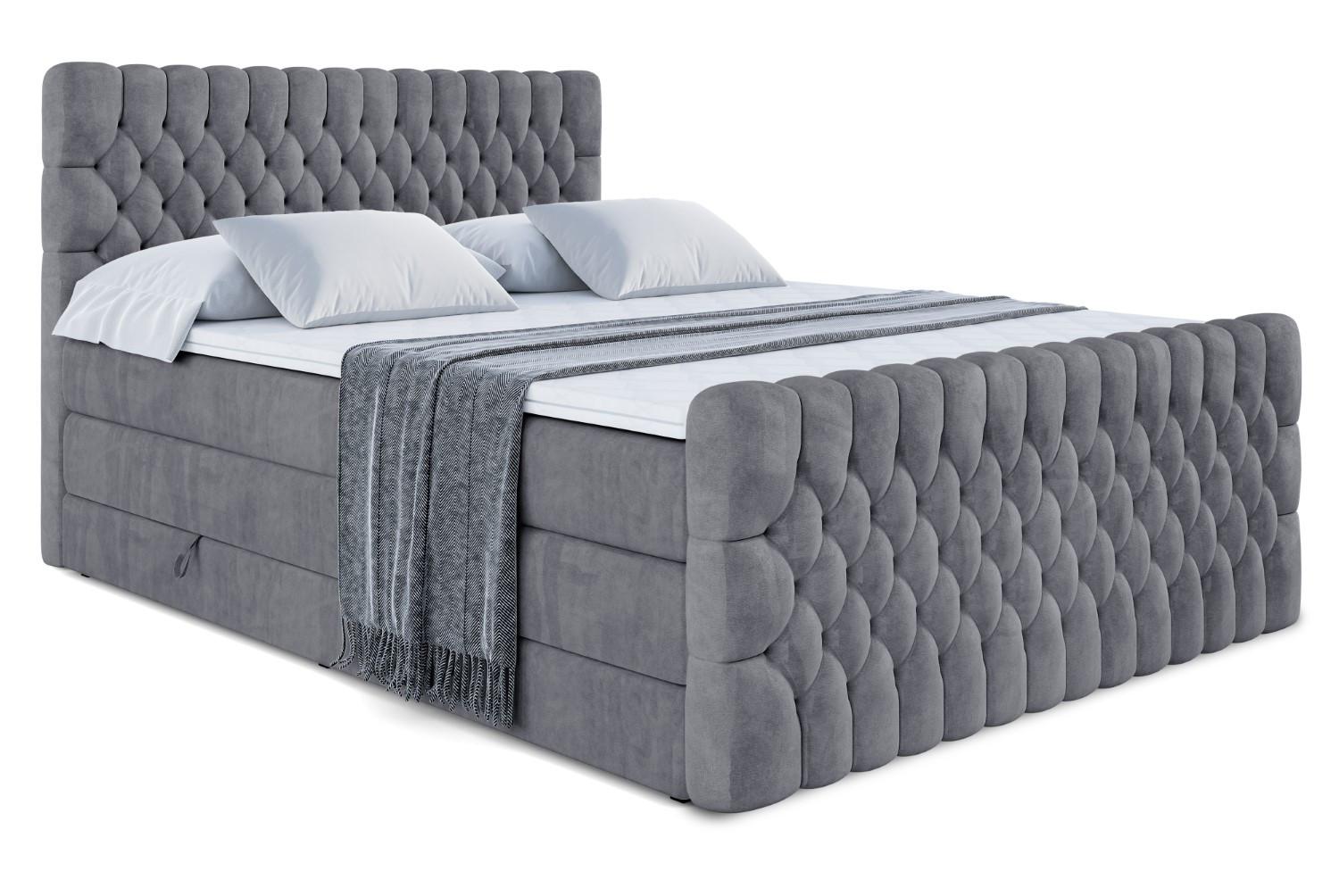 wohnli-moebel-suche-800001356944 Wohnli Möbelsuche - BOXSPRINGBETT SERENE-Z KING - 120 x 200 - H3/H4 - Dunkelgrau
