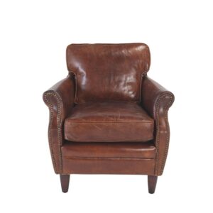 wohnli-moebel-suche-800001359983 Wohnli Möbelsuche - LEDERSESSEL in Schokoladenfarbe - kansas 73/75/74 cm