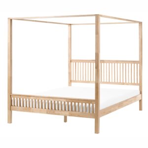 wohnli-moebel-suche-800001360688 Wohnli Möbelsuche - HIMMELBETT 180/200 cm Hellbraun Harfleur