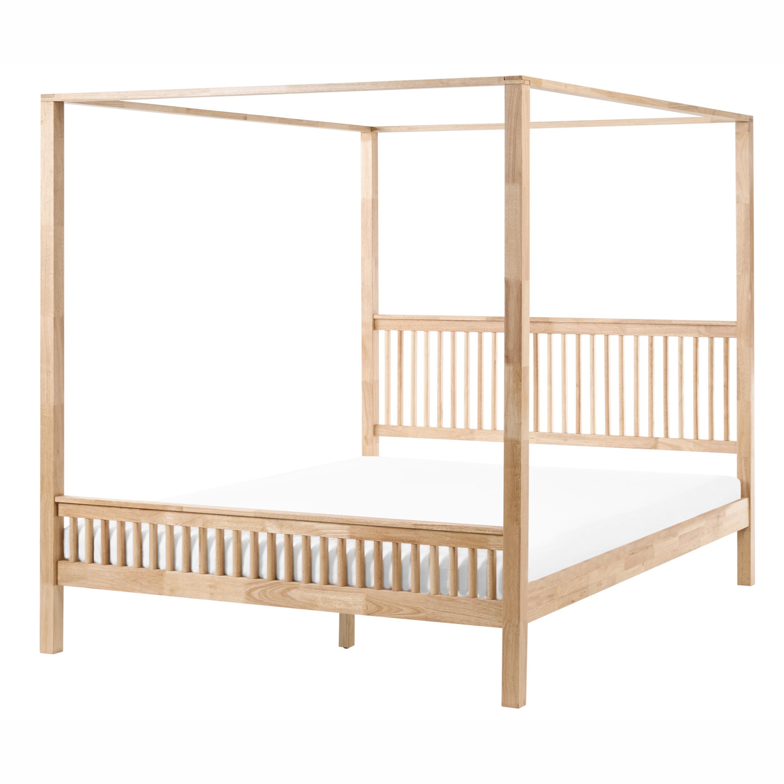 wohnli-moebel-suche-800001360688 Wohnli Möbelsuche - HIMMELBETT 180/200 cm Hellbraun Harfleur