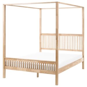 wohnli-moebel-suche-800001360692 Wohnli Möbelsuche - HIMMELBETT 160/200 cm Hellbraun Harfleur