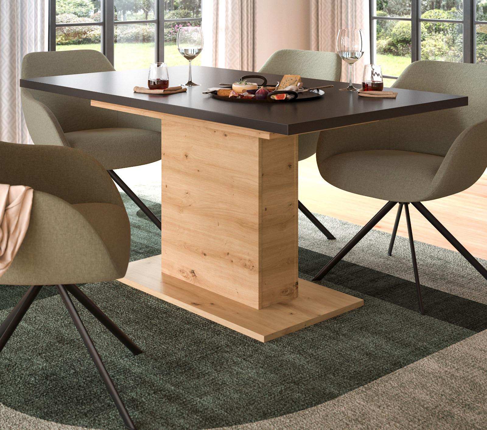 Eiche Artisan Küchentisch ausziehbar 150 - 190 cm