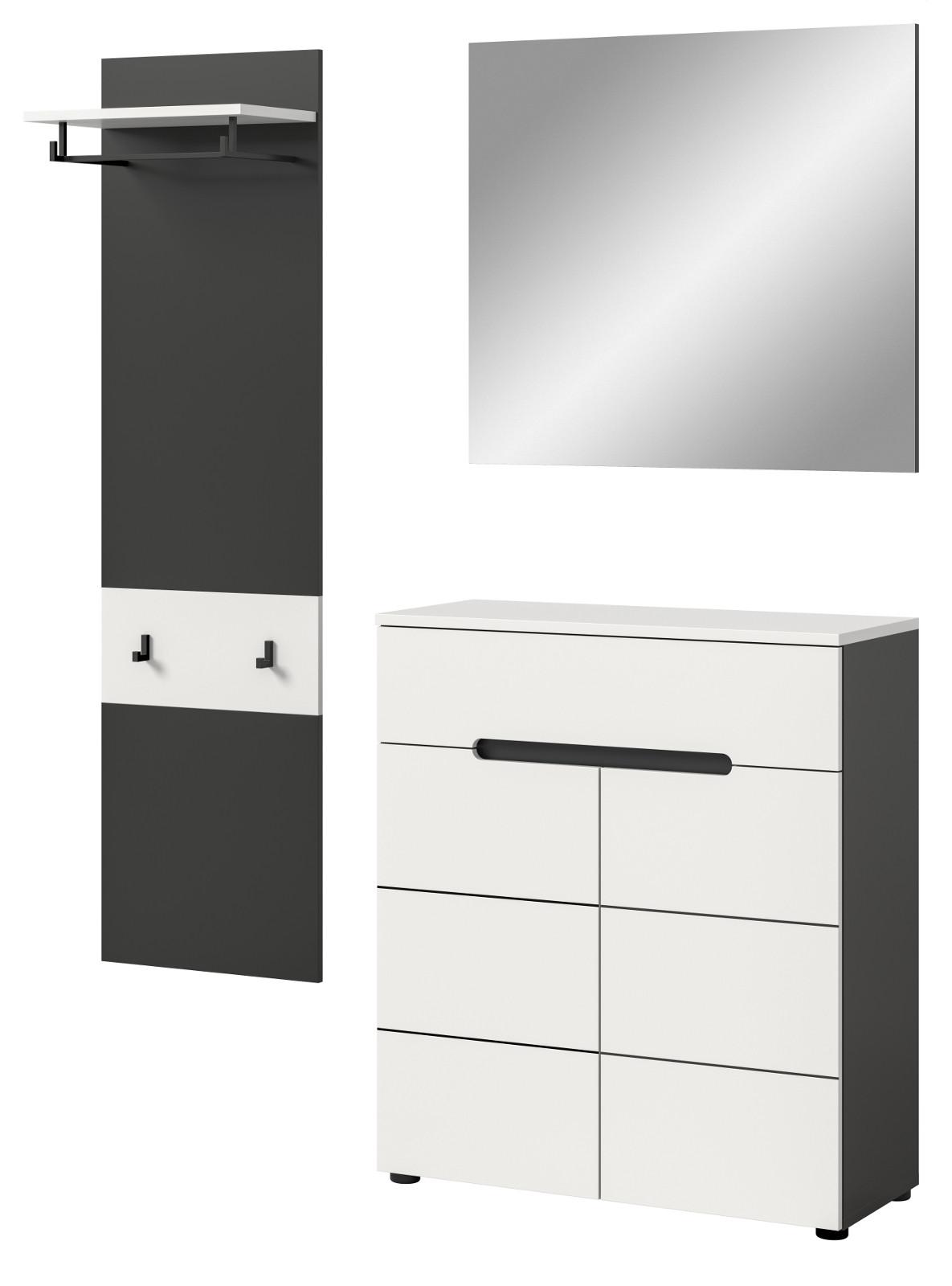 wohnli-moebel-suche-800001361838 Wohnli Möbelsuche - GARDEROBEN-SET 3-teilig in weiß