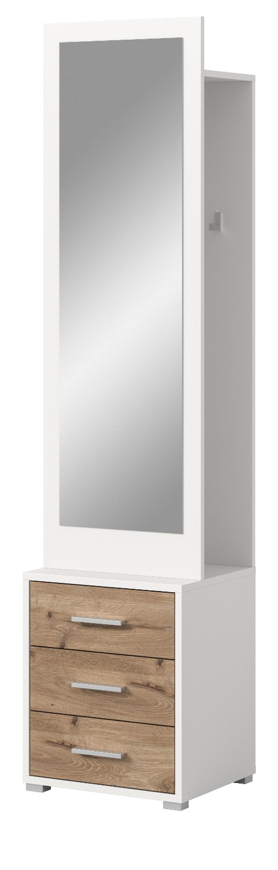 Wohnli Möbelsuche - KOMPAKTGARDEROBE weiß