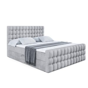 Wohnli Möbelsuche - BOXBETT VIONE-Z - 200 x 200 - H3 - Hellgrau