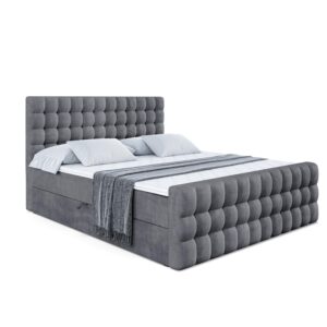 Wohnli Möbelsuche - BOXBETT VIONE-Z - 200 x 200 - H4 - Dunkelgrau