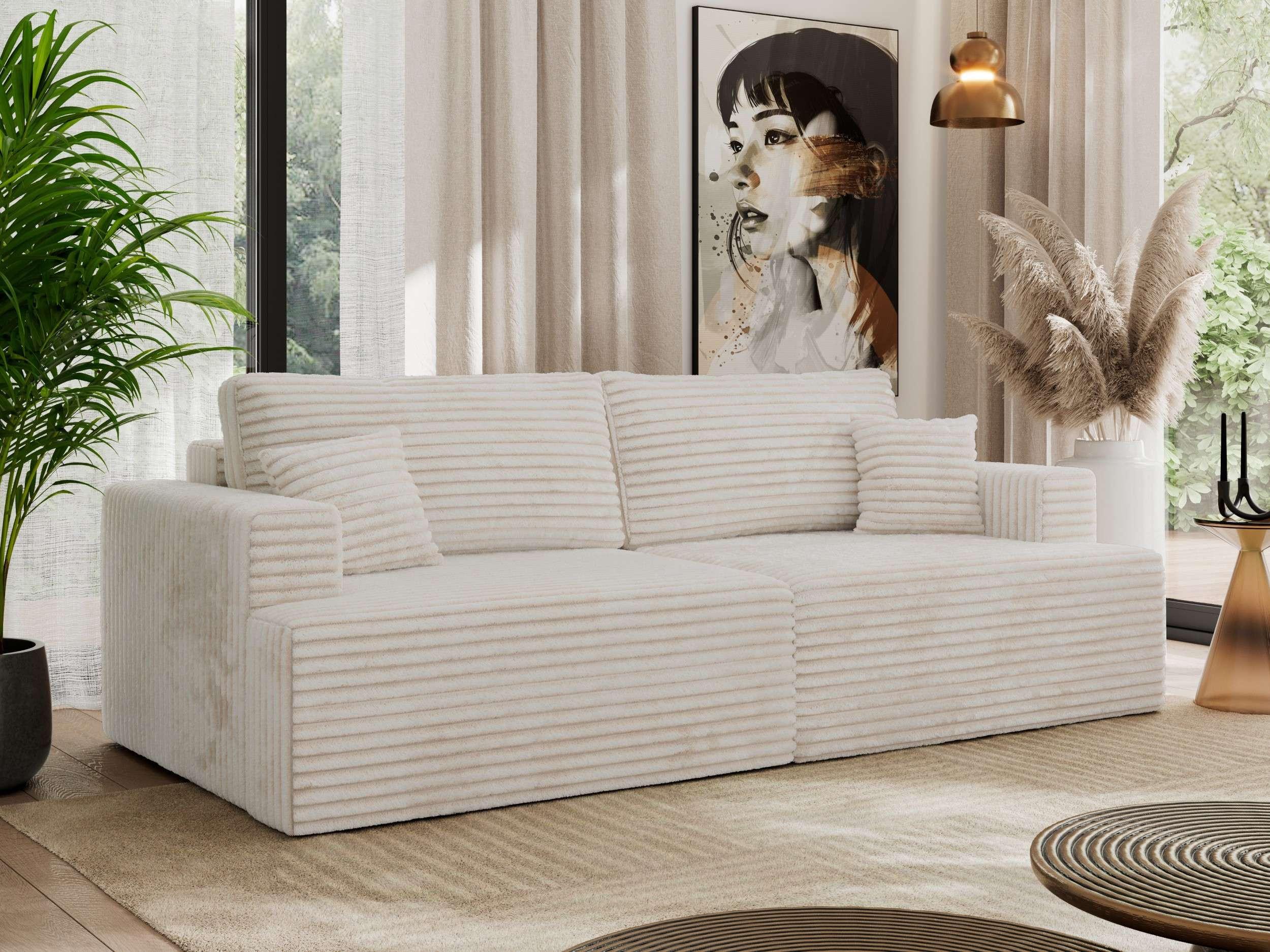 4-SITZER SOFA VIRELLA Beige Cord Textil MKS Möbel > Sofas & Couches > Sofas Beige