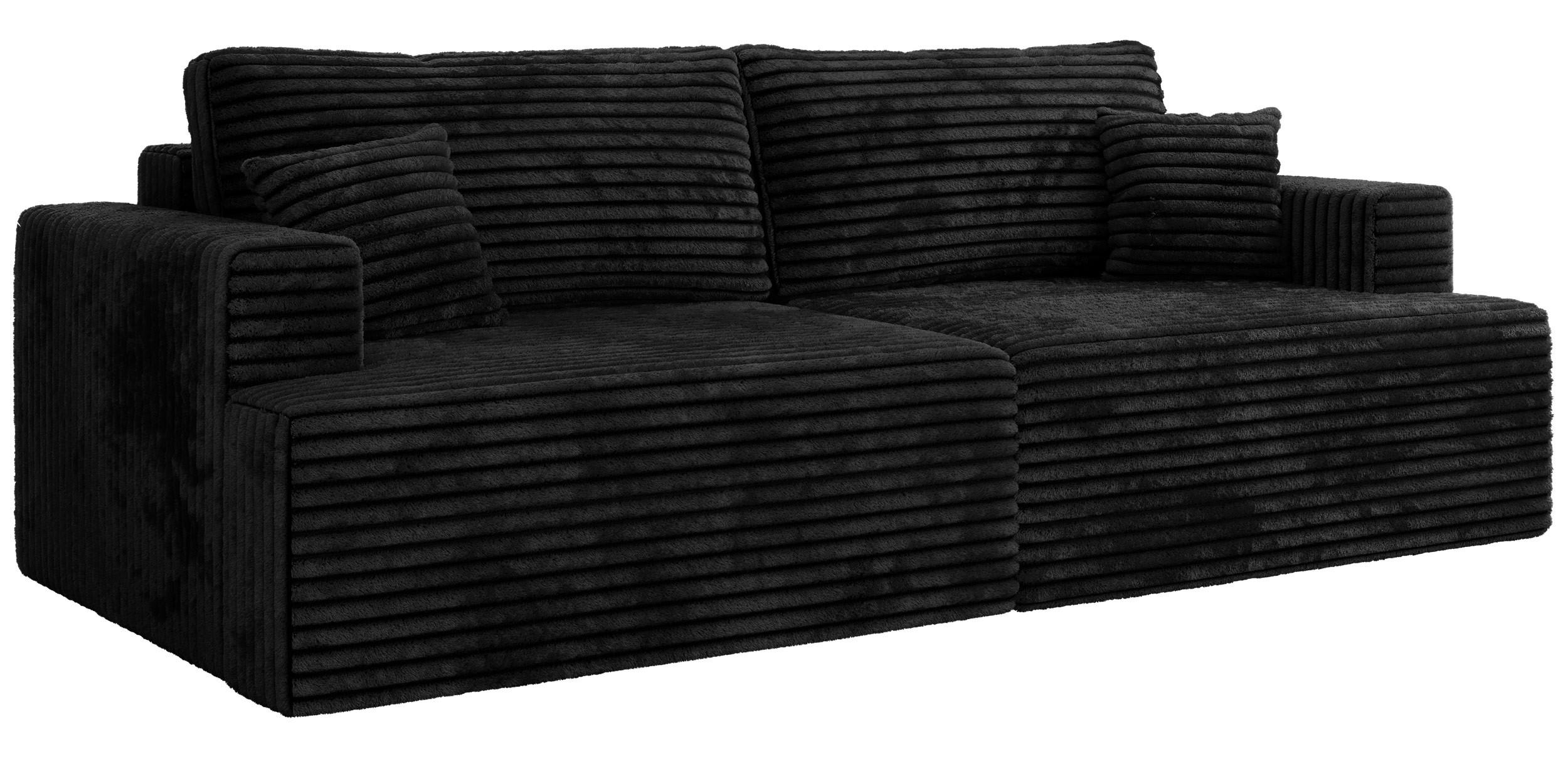 wohnli-moebel-suche-800001364185 Wohnli Möbelsuche - 4-SITZER SOFA VIRELLA Schwarz Cord