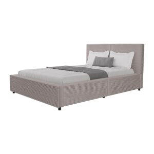 wohnli-moebel-suche-800001365443 Wohnli Möbelsuche - POLSTERBETT Salerno Cord taupe 140x200 cm