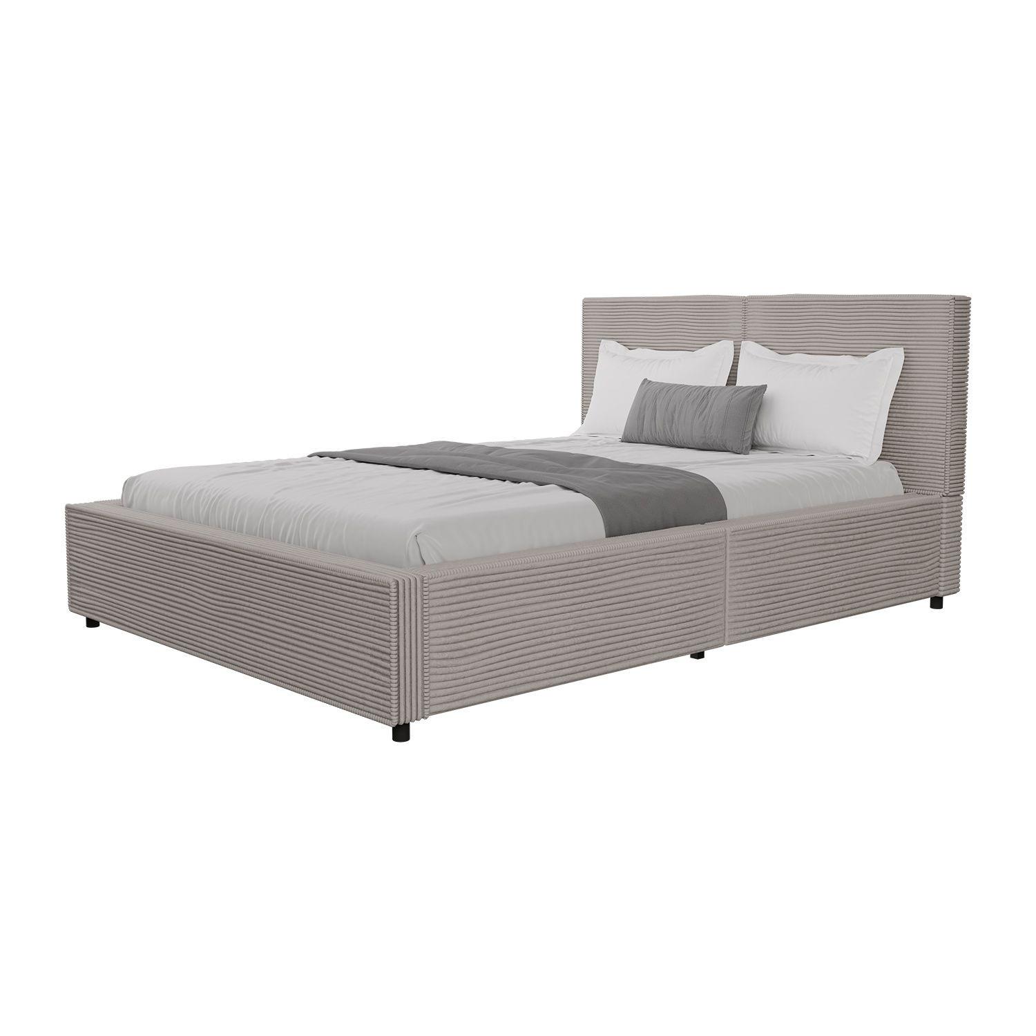 wohnli-moebel-suche-800001365443 Wohnli Möbelsuche - POLSTERBETT Salerno Cord taupe 140x200 cm