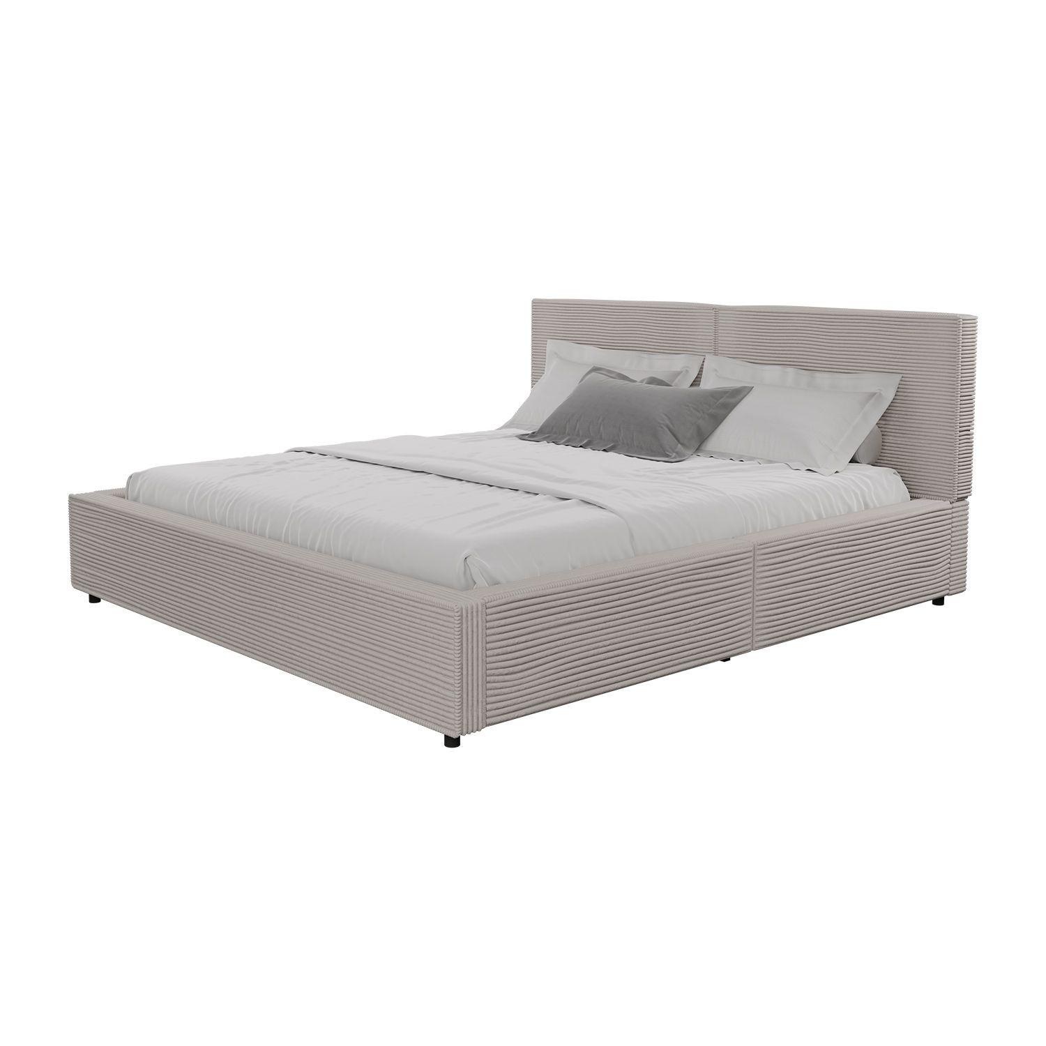 wohnli-moebel-suche-800001365446 Wohnli Möbelsuche - POLSTERBETT Salerno Cord taupe 180x200 cm