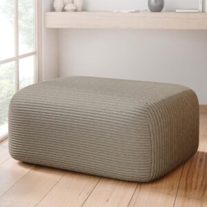 wohnli-moebel-suche-800001367324-1 POLSTERHOCKER Piano Cord Textil MIRJAN24 Möbel > Sessel > Hocker Braun