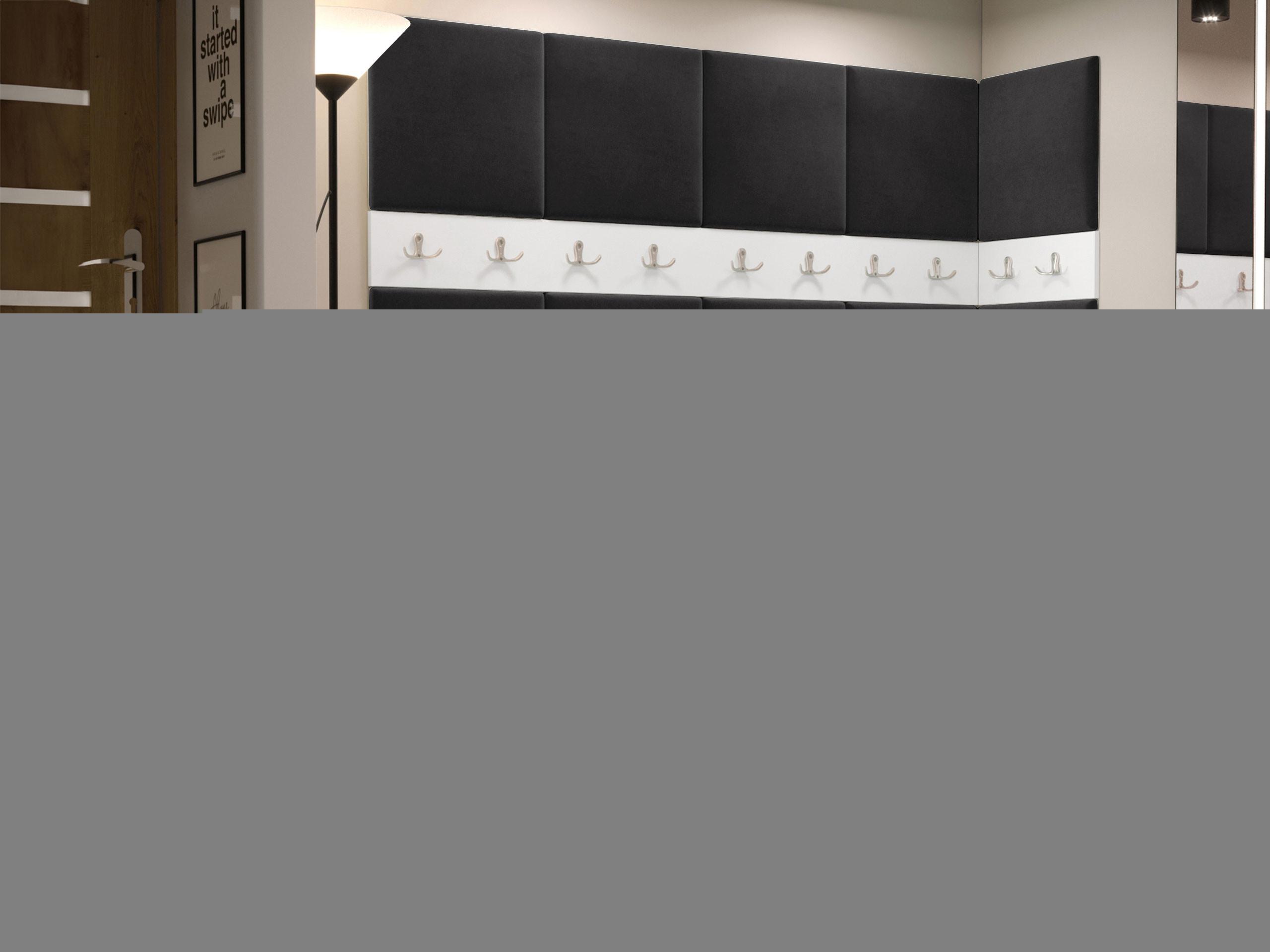GARDEROBEN-SET Orion II Holzwerkstoff, Textil MIRJAN24 Garderoben Weiß