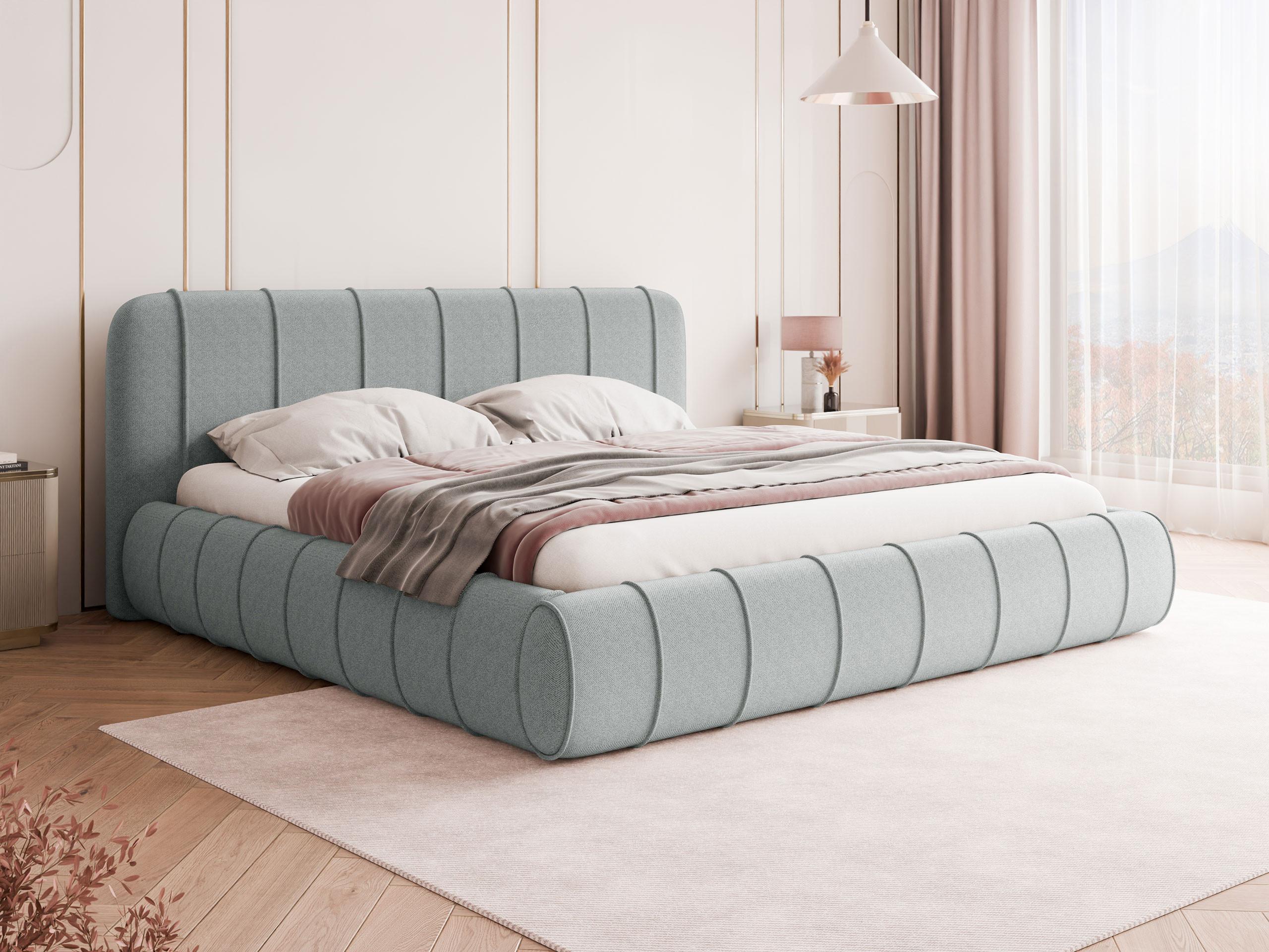 POLSTERBETT Slim XI Textil MIRJAN24 Möbel > Betten > Polsterbetten Grau