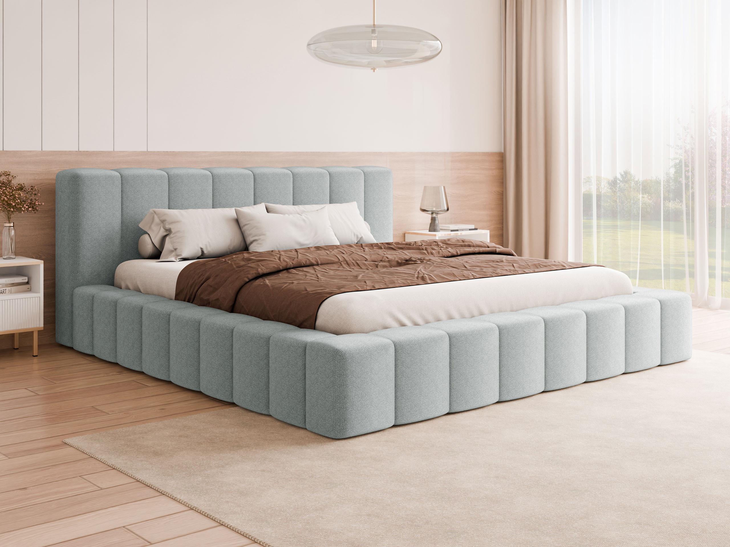 POLSTERBETT Makira Textil MIRJAN24 Möbel > Betten > Polsterbetten Grau